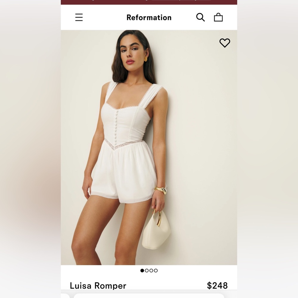 Reformation Luisa Romper
